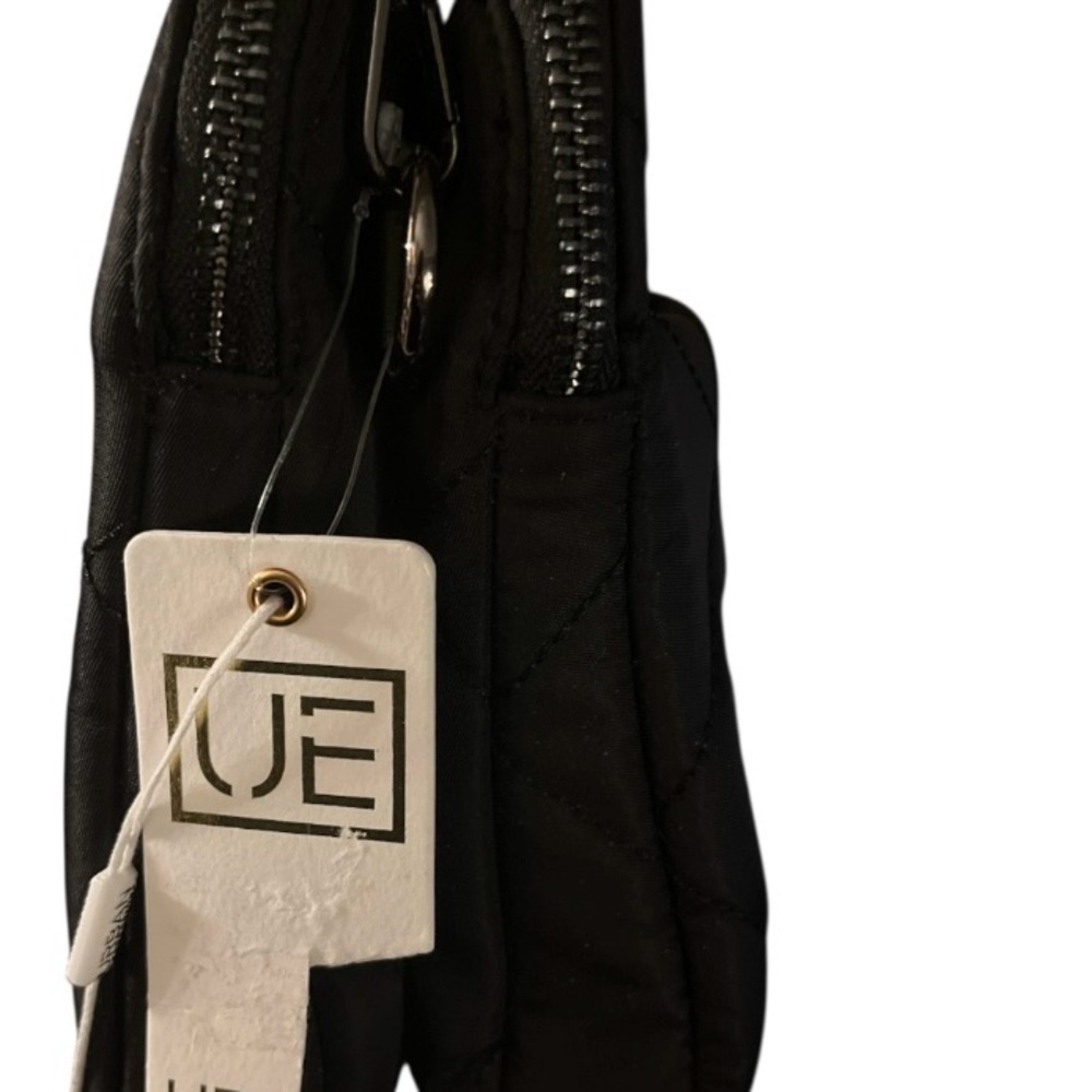 Quilted Black Crossbody Bag - Casual Shoulder Sling - Picture 7 of 8